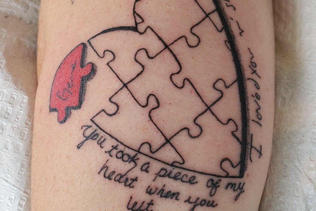 Тату эскизы пазла