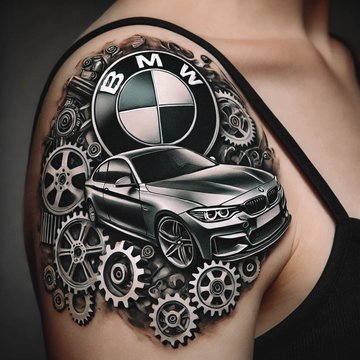 тату бмв значение эскиз