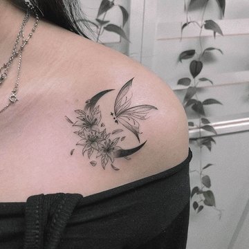 тату півмісяць значення ескіз