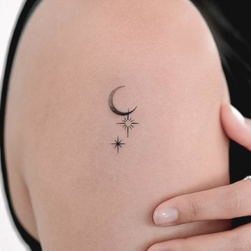 тату півмісяць значення ескіз