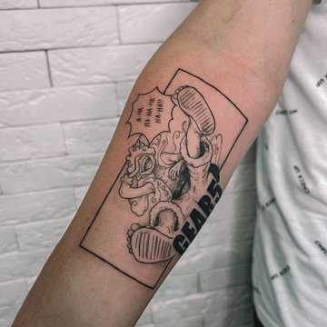 тату ван Піс значення ескіз