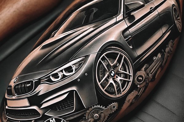 тату бмв значение эскиз