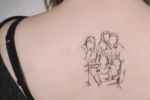 тату сім'я значення ескіз