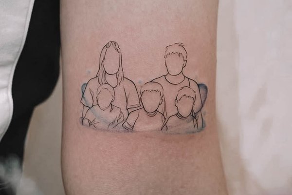 тату сім'я значення ескіз