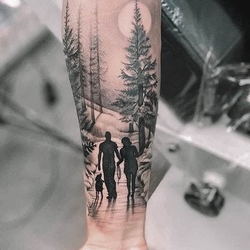 тату семья значение эскиз