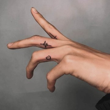 тату пульс значение эскиз