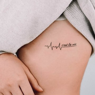 тату пульс значение эскиз