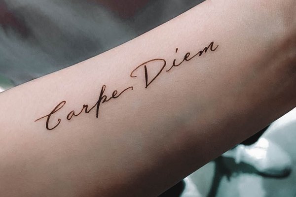 тату Carpe Diem значення ескіз