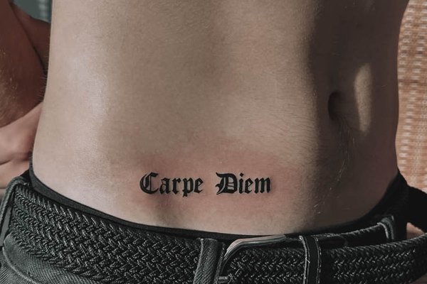 тату Carpe Diem значення ескіз