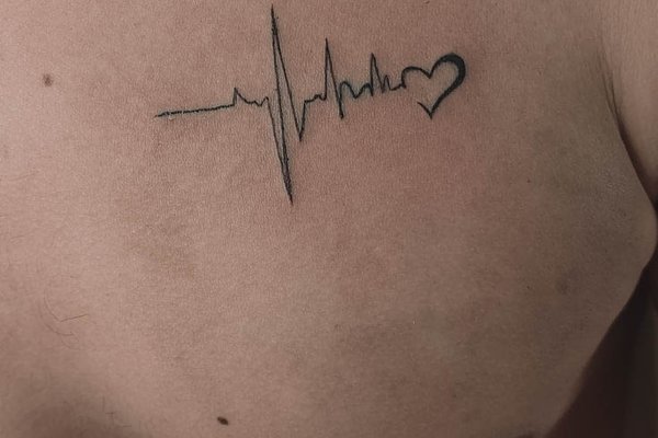 тату пульс значение эскиз