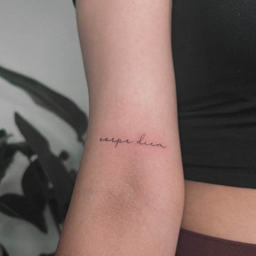 тату Carpe Diem значення ескіз