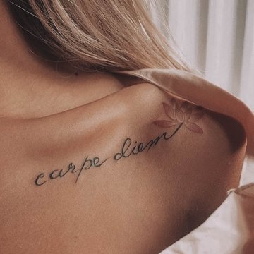 тату Carpe Diem значення ескіз