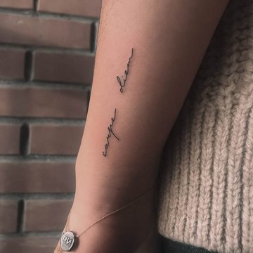 тату Carpe Diem значення ескіз