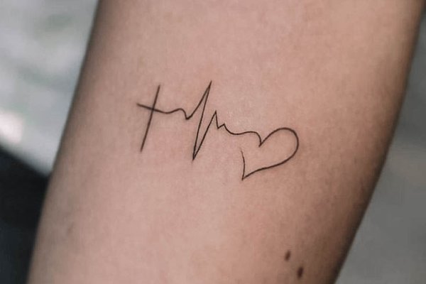 тату пульс значение эскиз