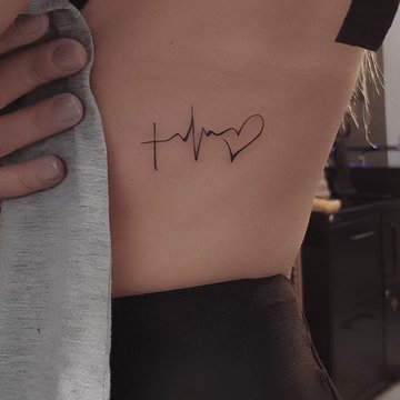 тату пульс значение эскиз