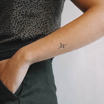 тату пульс значение эскиз