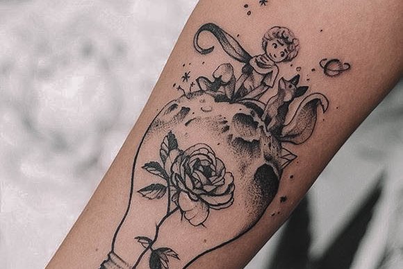 тату Маленький принц значение эскиз