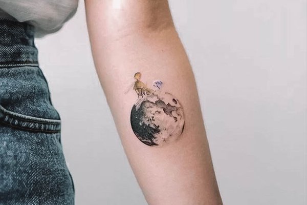 тату Маленький принц значение эскиз