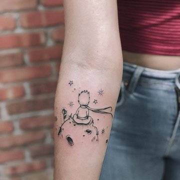 тату Маленький принц значение эскиз