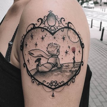 тату Маленький принц значение эскиз