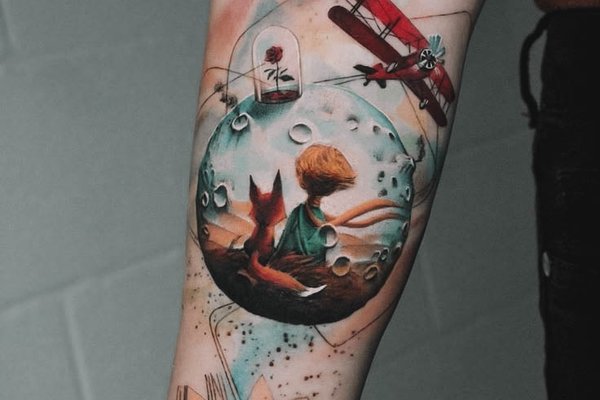 тату Маленький принц значение эскиз