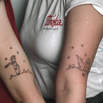 тату Маленький принц значение эскиз