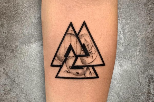 татуювання Валькнут