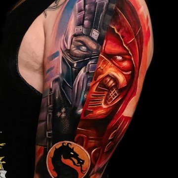 Mortal Kombat тату