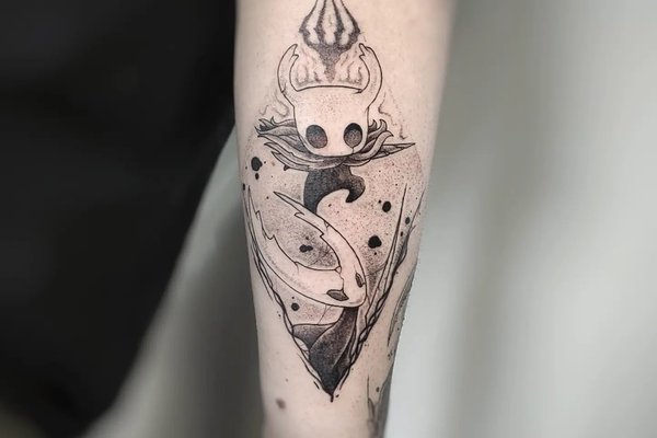 тату Hollow Knight, Порожній лицар тату