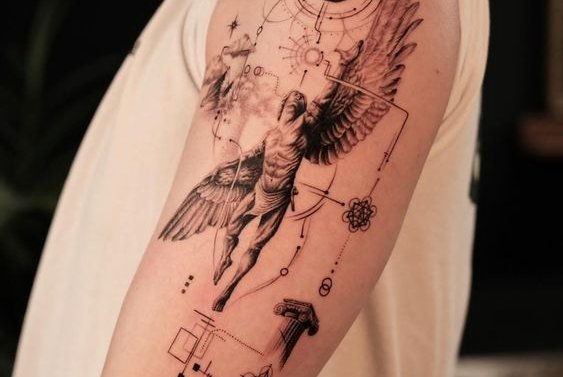 тату в стилі файн лайн