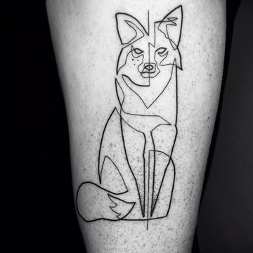 Тату ескізи лайнворк