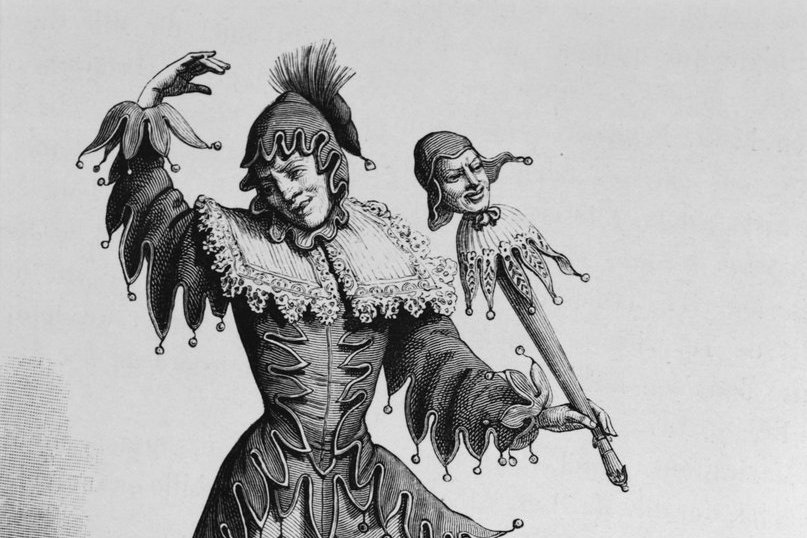 Тату-эскизы "шут"