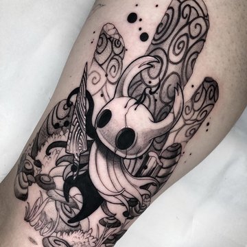 тату Hollow Knight, Порожній лицар тату
