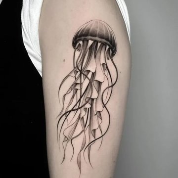 Тату-ескіз медуза