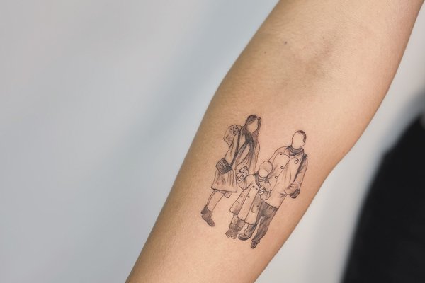 тату на честь сім’ї