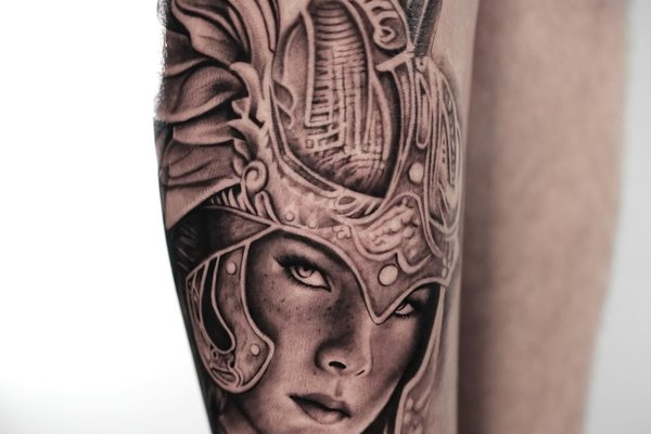 татуировка Валькирия