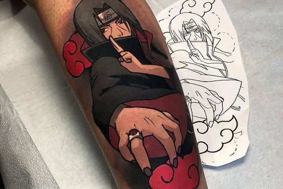 Тату ескіз аніме