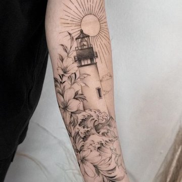 тату в стилі файн лайн