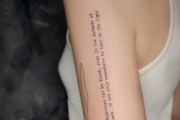 Женские тату на руку