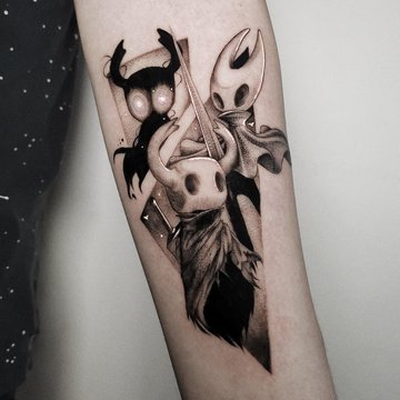 тату Hollow Knight, Порожній лицар тату