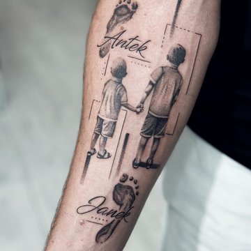 тату на честь сім’ї