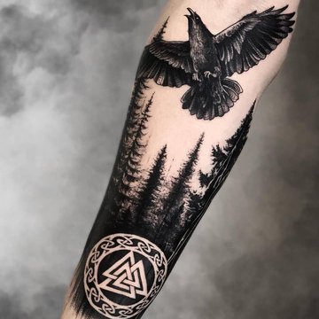 татуювання Валькнут