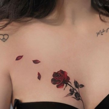 Тату эскизы розы