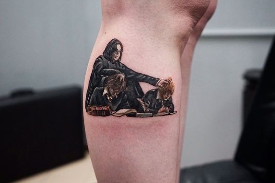 тату в стилі Гаррі Поттера