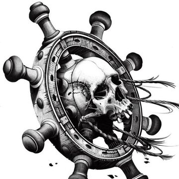 Тату эскизы штурвала