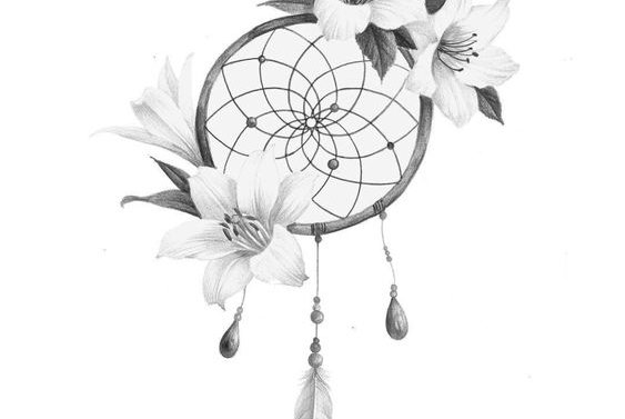 тату эскиз ловец снов