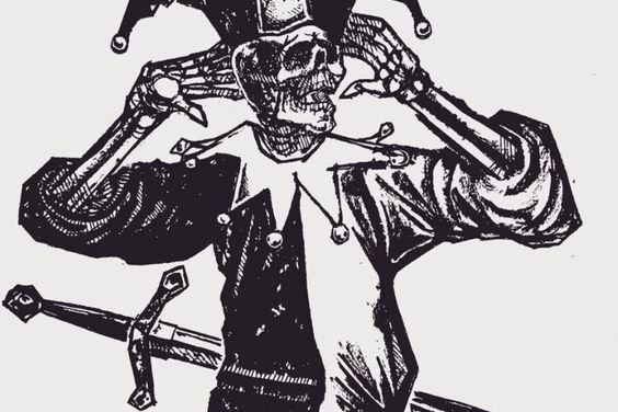 Тату-эскизы "шут"