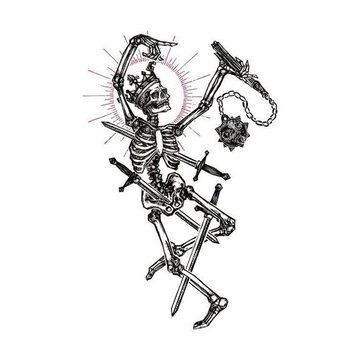 Тату эскизы скелет