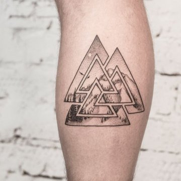 татуювання Валькнут