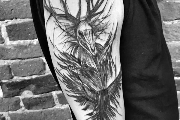 Тату-ескізи «Скетч-стайл»